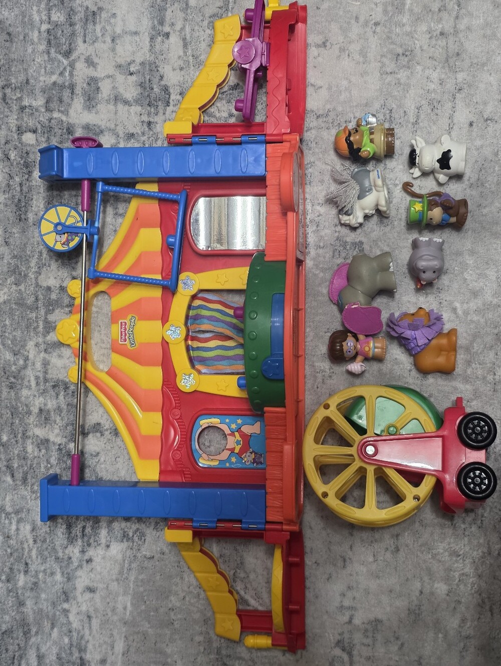 Fisher Price Little People Circus with Figure And A Big Wheel